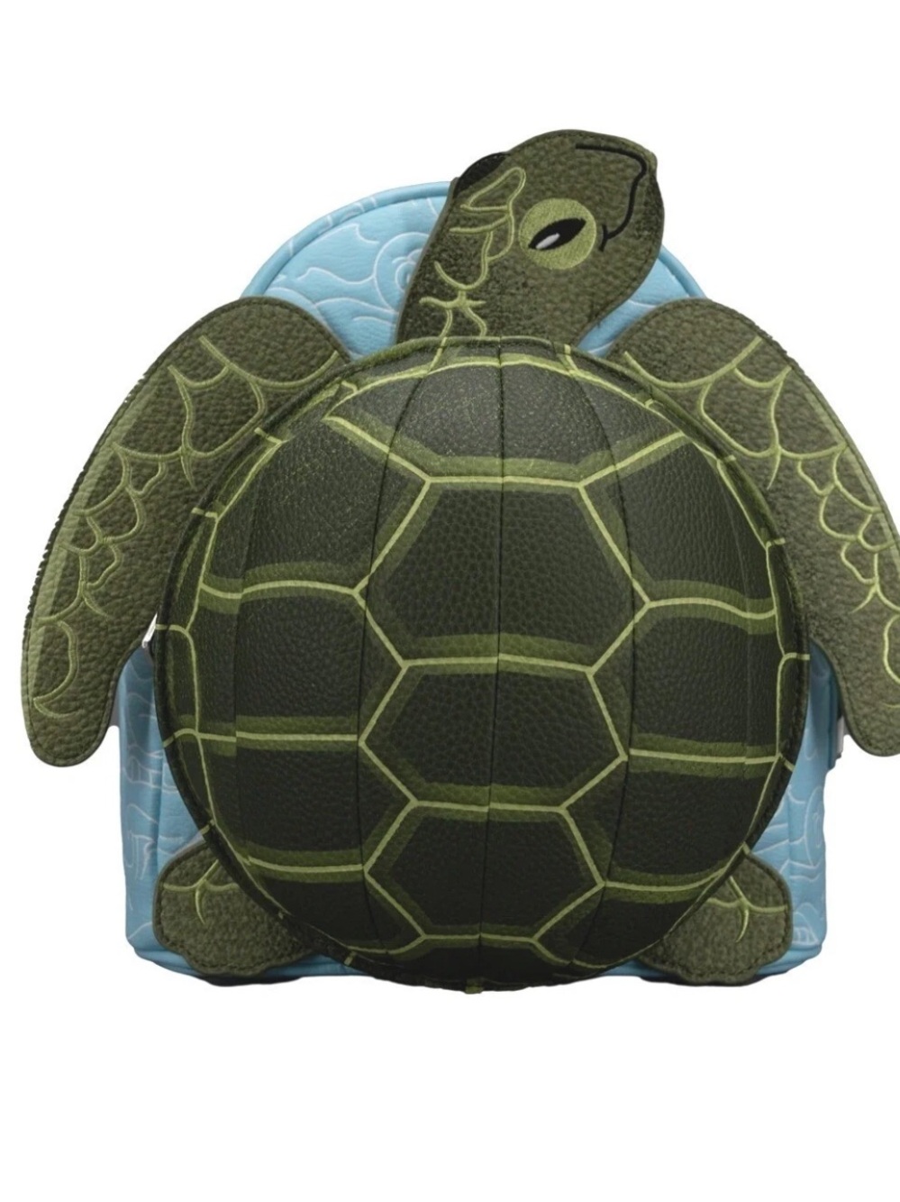 EXCLUSIVE Loungefly SeaWorld Turtle Sea Movable Fins Cosplay Backpack Bag NWT